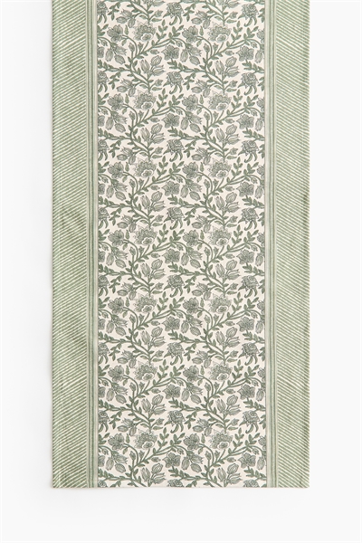 Удлиненная узорчатая столовая дорожка из хлопковой смеси 1294415001