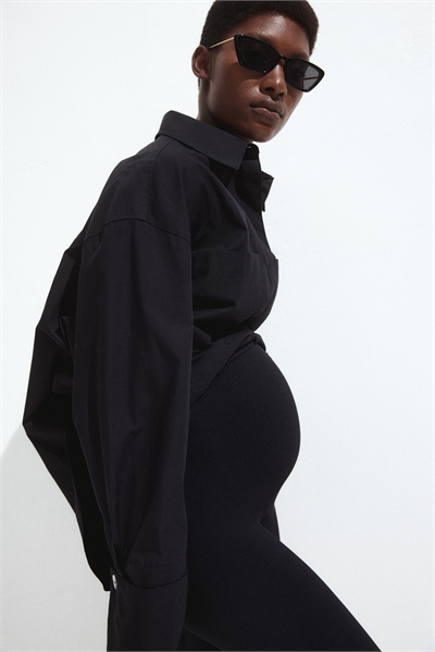 Бесшовные ребристые леггинсы MAMA 1242368003