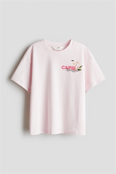 Хлопковая футболка оверсайз 1273446013