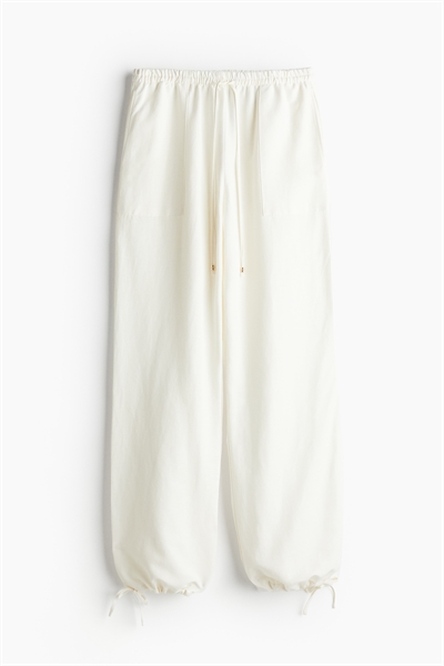 Свободные брюки из льняной смеси 1225334002