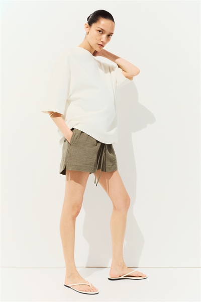 Шорты из муслина с завязками MAMA 1261285001