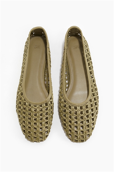 Балетки из соломы 1284119003