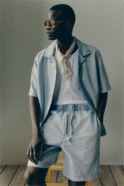 Мешковатые джинсовые шорты 1276778004