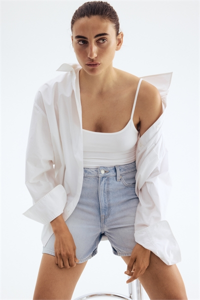 Высокие джинсовые шорты 1267162003