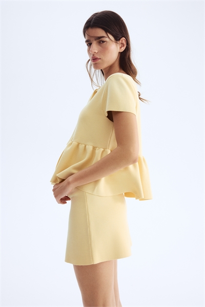 Трикотажный топ с завязками 1294199001