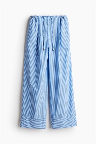 Широкие брюки на резинке 1213727001