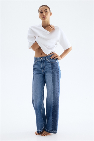 Широкие джинсы Regular 1293073001