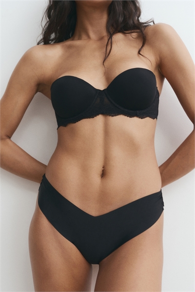 Трусы-хипстеры из микрофибры и кружева в количестве 2 штук 1283810001