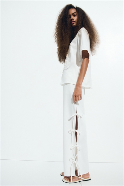 Брюки с завязками 1285207002