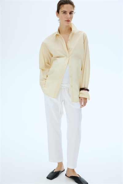 Брюки из льняной смеси MAMA 1255367004