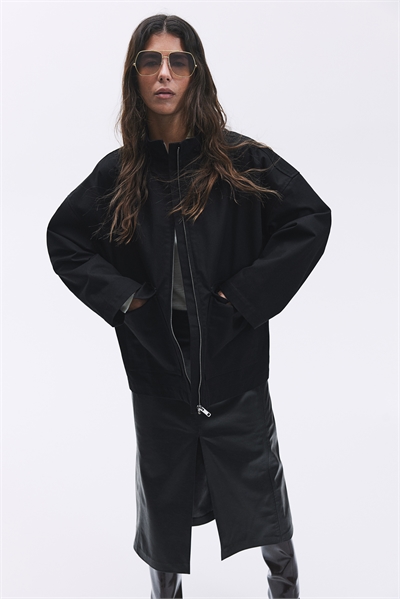 Куртка оверсайз из холста 1262897002