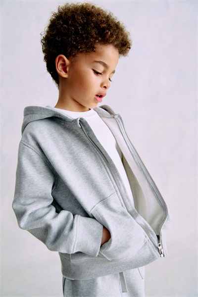 Хлопковая толстовка на молнии 1233755002