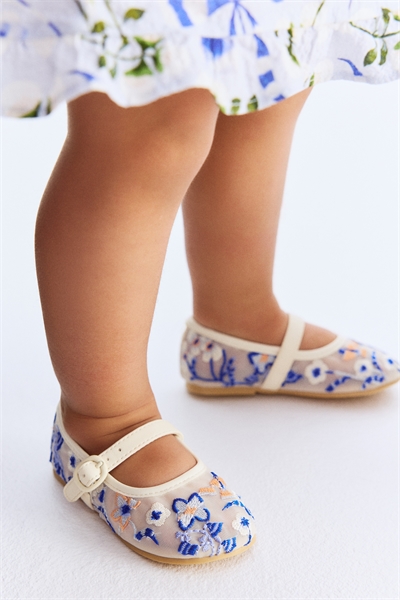 Балетки из сетки с вышивкой 1274093001