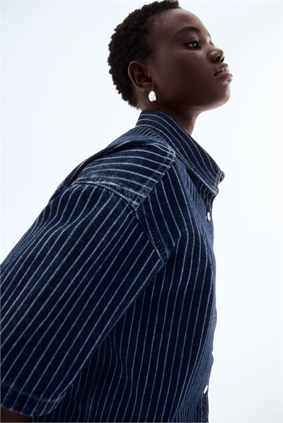 Джинсовая рубашка оверсайз 1276559004