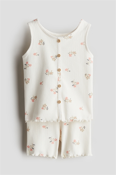 Комплект из двух частей из хлопкового джерси 1237381001