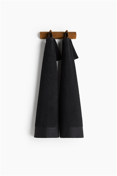 Хлопковые махровые полотенца для рук, набор 2 шт. артикул 1097511009