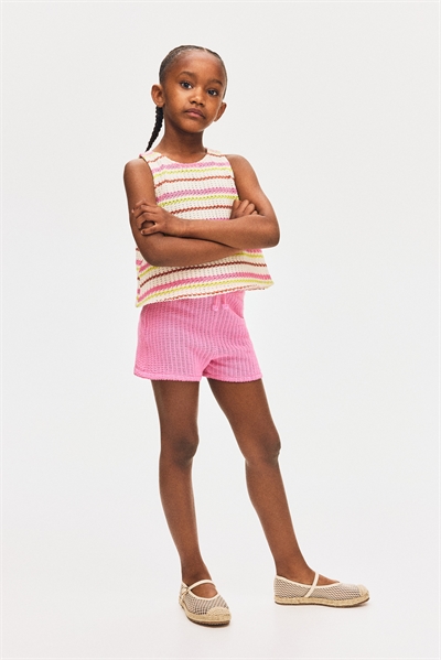 Шорты из фактурного трикотажа 1290053001