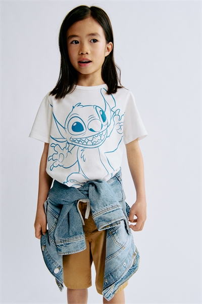 Хлопковая футболка с принтом 1117462041