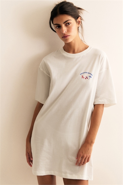 Ночная рубашка с принтом 1295429001