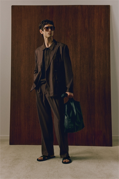 Костюмные брюки с расслабленной посадкой 1261758003