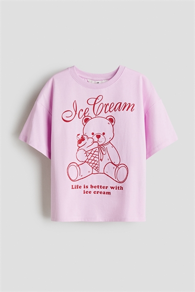 Хлопковая футболка оверсайз 1273446029