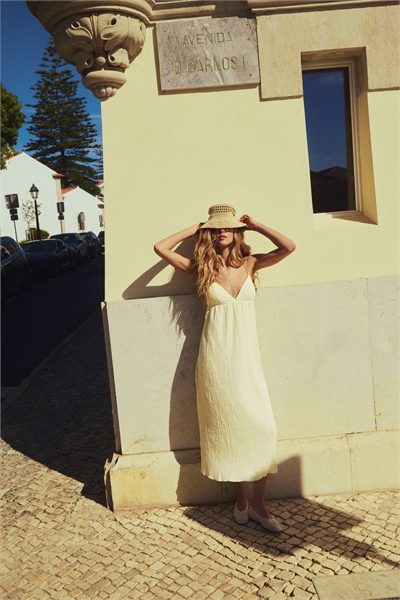 Платье макси с завязками 1275927006