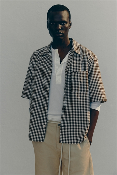 Рубашка Regular Fit с короткими рукавами 1282148001