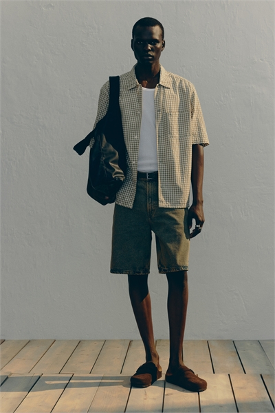 Рубашка Regular Fit с короткими рукавами 1282148003