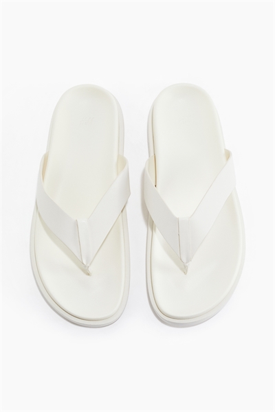 Шлепанцы из имитации кожи 1284151002