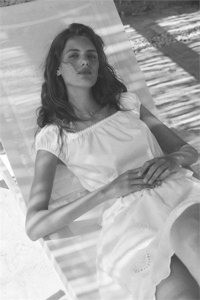 Юбка с вышивкой бродери англез 1284680001