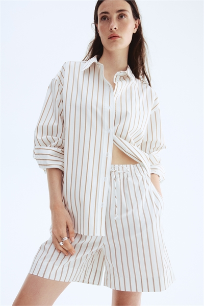 Хлопковые шорты с завязками 1285109002