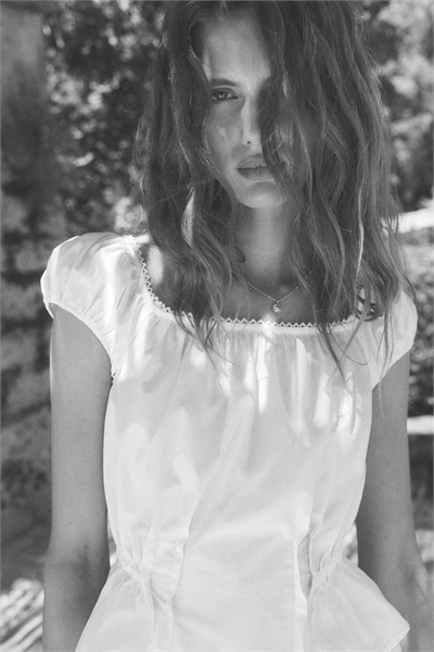 Короткая блузка 1285133002