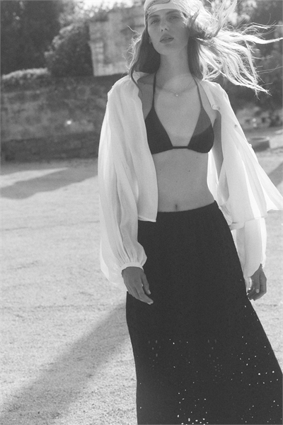 Юбка с отделкой бродери англез 1285842001