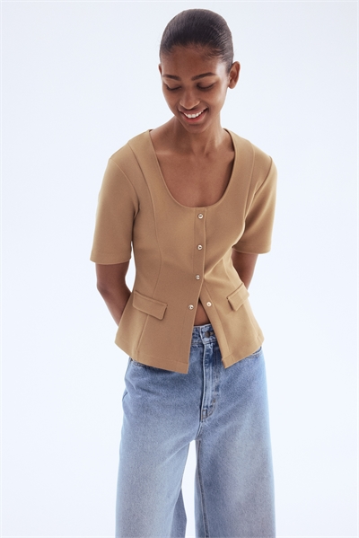 Кардиган с короткими рукавами 1293304003