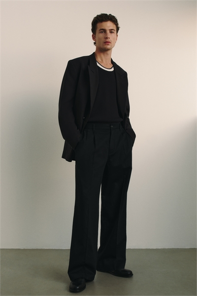 Льняные брюки Loose Fit 1305778002