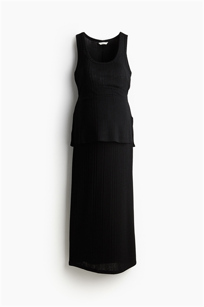 Комплект MAMA из 2 частей из рифленого трикотажа 1233213001