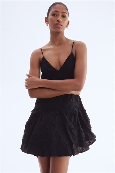 Платье из хлопка с аппликацией 1281955002