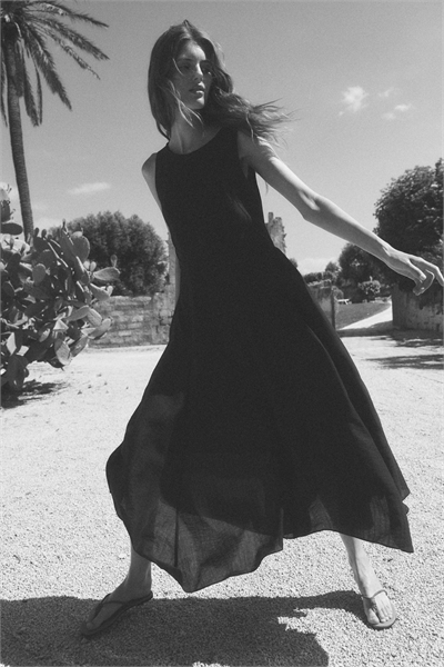 Платье с асимметричным подолом 1289443002