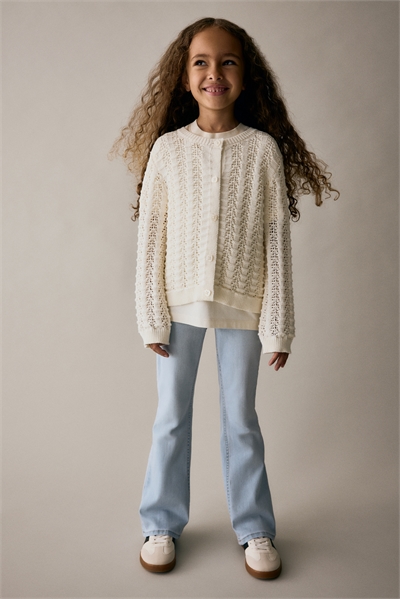 Джинсы с расклешенными штанинами из суперстрейча 1228540011