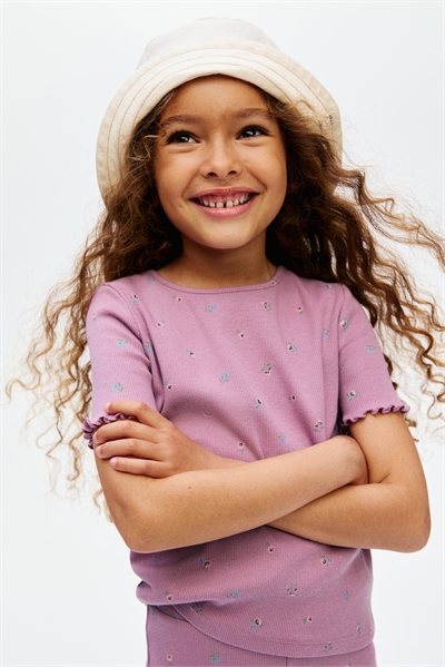 Топ из ребристого хлопка 1295496003