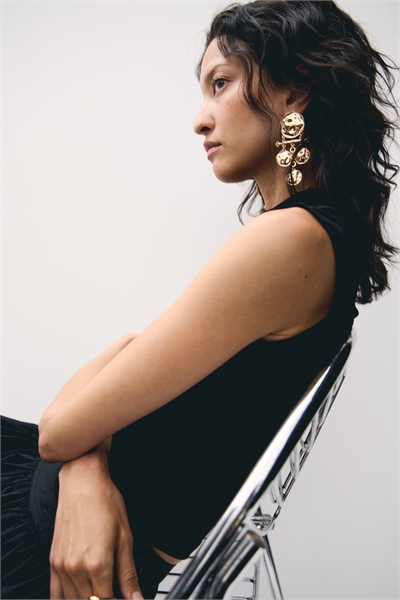 Серьги с подвесками в виде дисков 1296141001