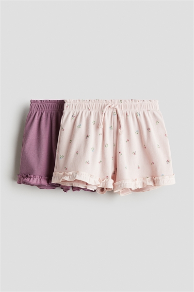 Шорты из ребристого трикотажа 2 шт. 1297234002