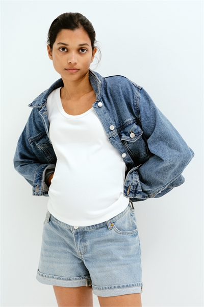 Джинсовые шорты MAMA 1255695001