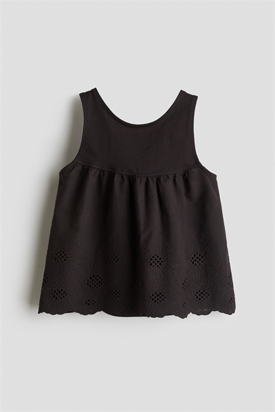 Хлопковый топ с рисунком "Broderie anglaise 1295497003