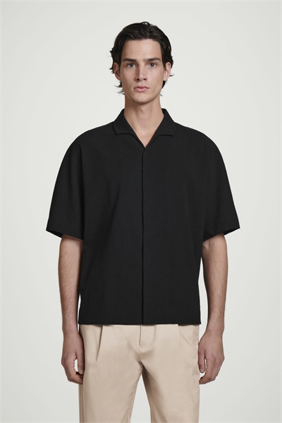 Рубашка из мятого хлопка 1281639002