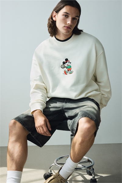 Толстовка с принтом в стиле оверсайз 1218803029