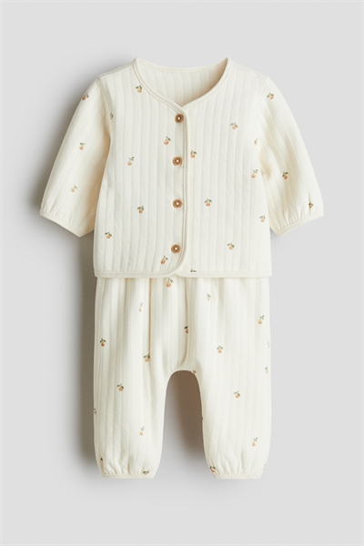 Комплект из 2 частей из стеганого джерси 1268655004