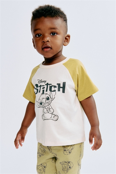 Футболка из хлопка с принтом 1293803001