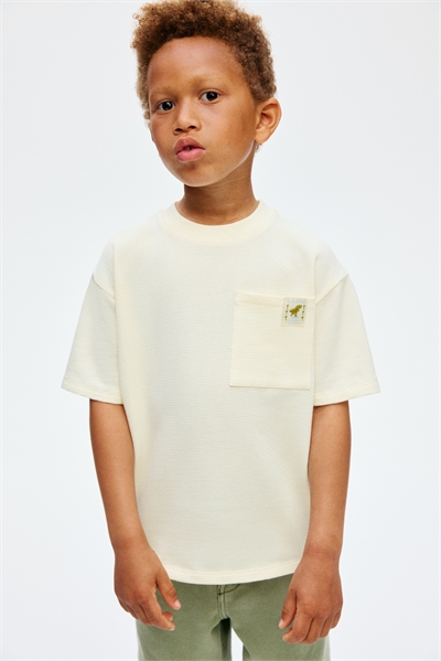 Футболка из хлопка с жаккардовым джерси 1296422003