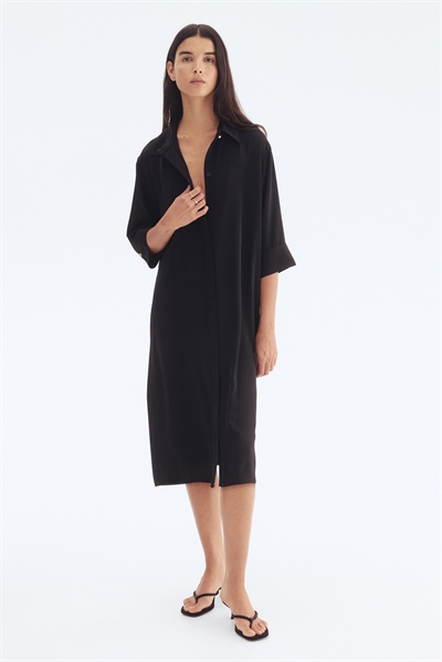 Платье-рубашка с поясом 1296581003